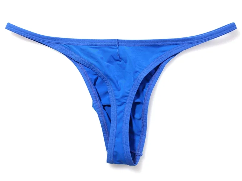 Tanga de tecido respirável de secagem rápida masculina cuecas confortáveis ​​de cintura baixa roupa interior sexy moda pessoa corajosa