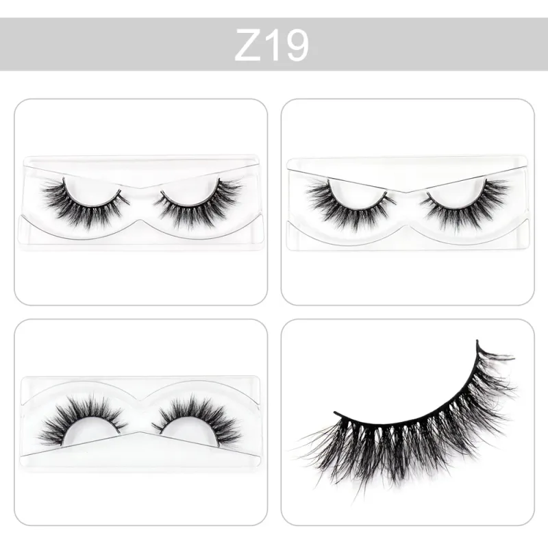 Cílios de maquiagem 3d vison cílios finos volume cílios postiços dramáticos cílios naturais macios cílios acabamento completo glamouroso olho