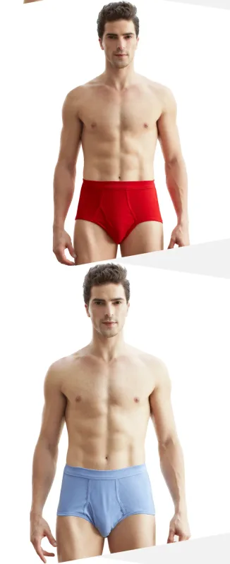 95KG Solid Fat Plus Size Men's Underwear Mens Underwear 100% Cotton Comfortable Breathable Loose Large Size Men Briefs Panties