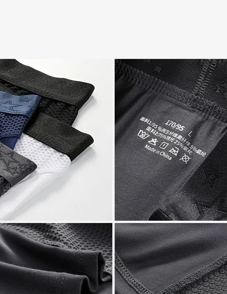 Roupa interior masculina modal boxers shorts hombre malha sólida respirável bolsa calcinha homem perna longa cueca calzoncillos XL-6XL