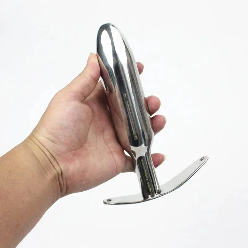 Bola anal 6 tamanhos de aço inoxidável sólido ânus dilatador bunda rolha adulto jogo butt plug anal brinquedos sexuais para masculino e feminino H8-1-38
