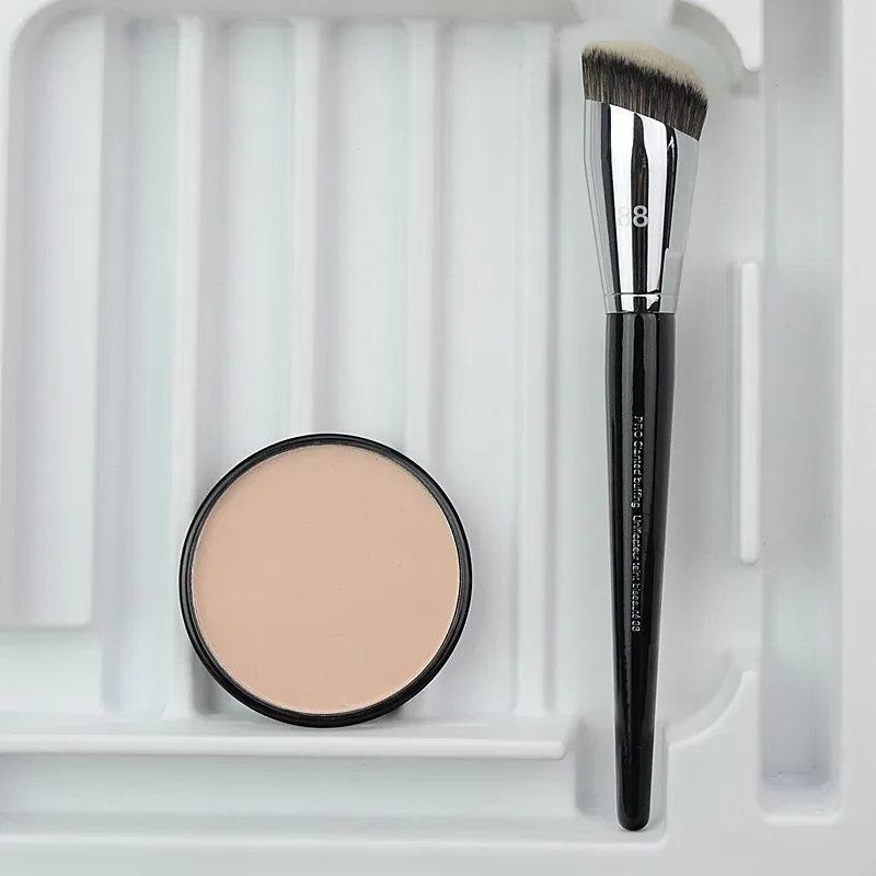 Pincéis de maquiagem pro inclinados, base angular #88, pincel de maquiagem, base líquida, creme bb, cabo de madeira, cosméticos, 1 peça