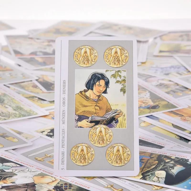 Decameron Tarot Cards Mordern Witch Angels Series Everyday Witch Oracle Cards PDF Guideboock English Board Games