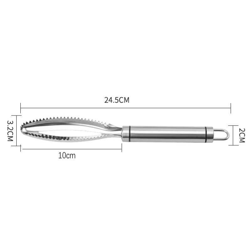 Escamas de peixe raspagem raladores stainles limpador rápido remover escova de pele limpeza descascador raspador osso scaler pinças ferramenta