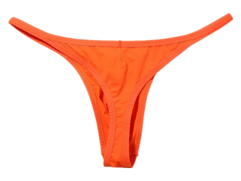 Tanga de tecido respirável de secagem rápida masculina cuecas confortáveis ​​de cintura baixa roupa interior sexy moda pessoa corajosa