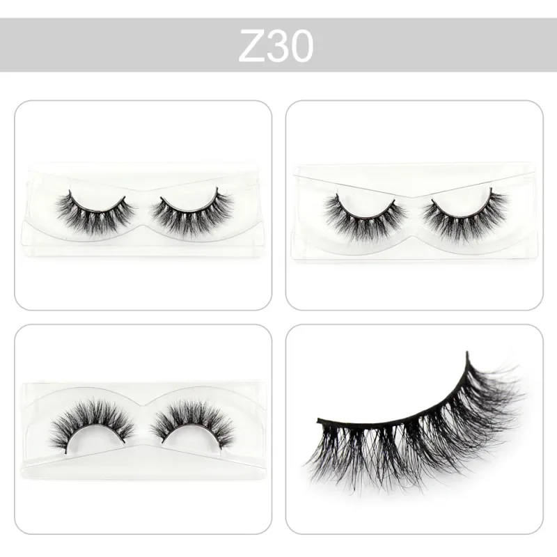 Cílios de maquiagem 3d vison cílios finos volume cílios postiços dramáticos cílios naturais macios cílios acabamento completo glamouroso olho