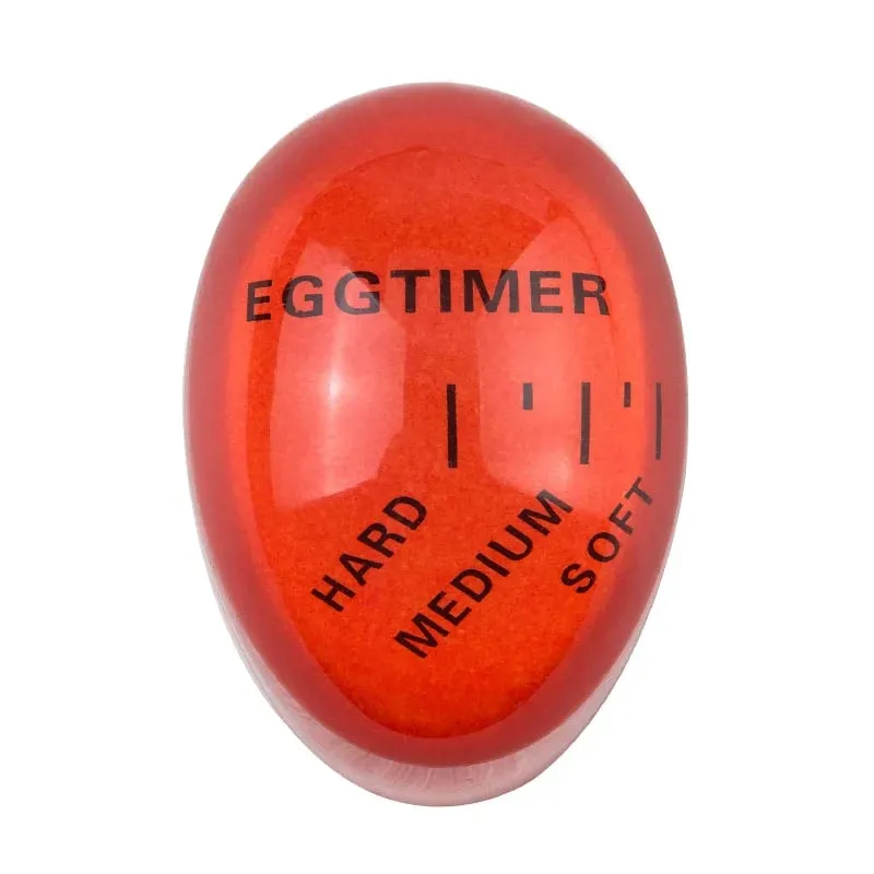 Temporizador de ovo du, indicador de mudança de cor, temporizador de ovo cozido, resina, ovos cozidos perfeitos por temperatura, aparelho de cozinha para casa