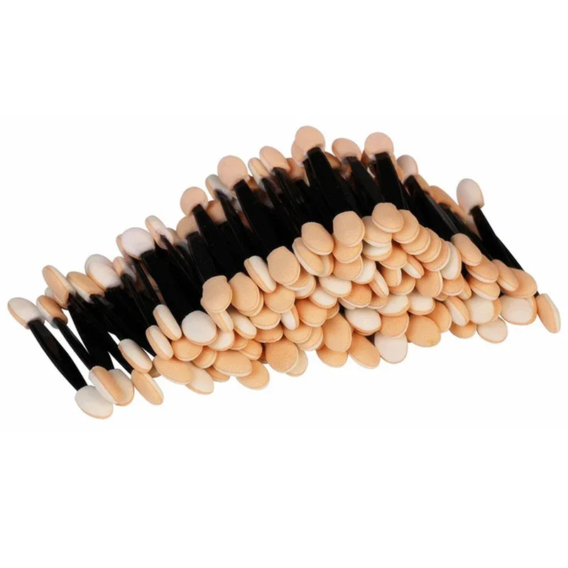 Pincéis de maquiagem, 5/30/50/100 peças, esponja de dupla face, conjunto de ferramentas de maquiagem, pincel de sombra, aplicador cosmético, imperdível