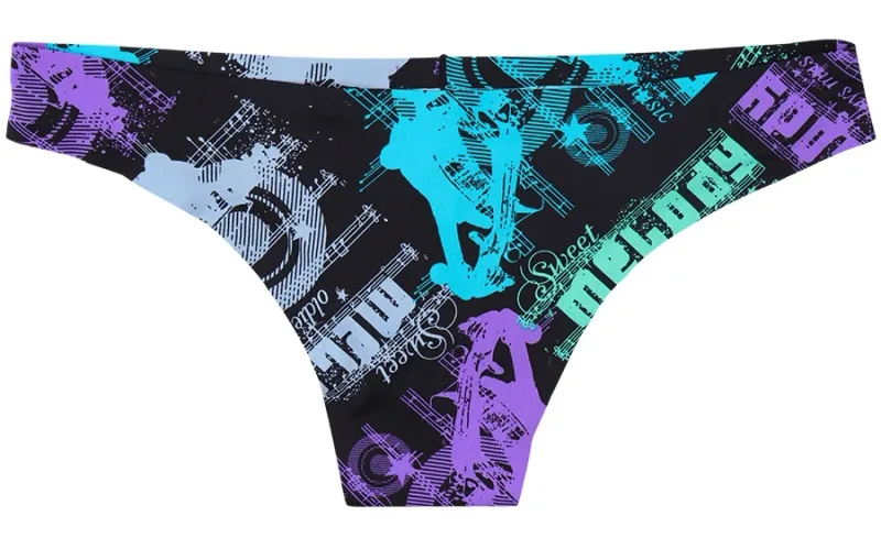 Homens sexy estilo suave macio impresso roupa interior masculina fina cuecas homem cintura baixa biquíni de seda gelo cuecas sem costura 817