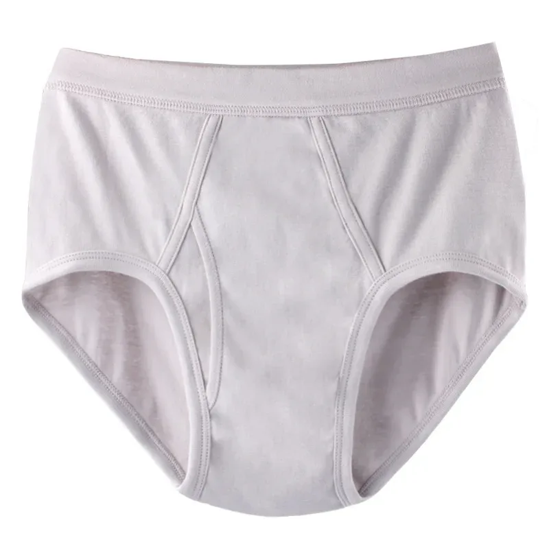 95KG Solid Fat Plus Size Men's Underwear Mens Underwear 100% Cotton Comfortable Breathable Loose Large Size Men Briefs Panties