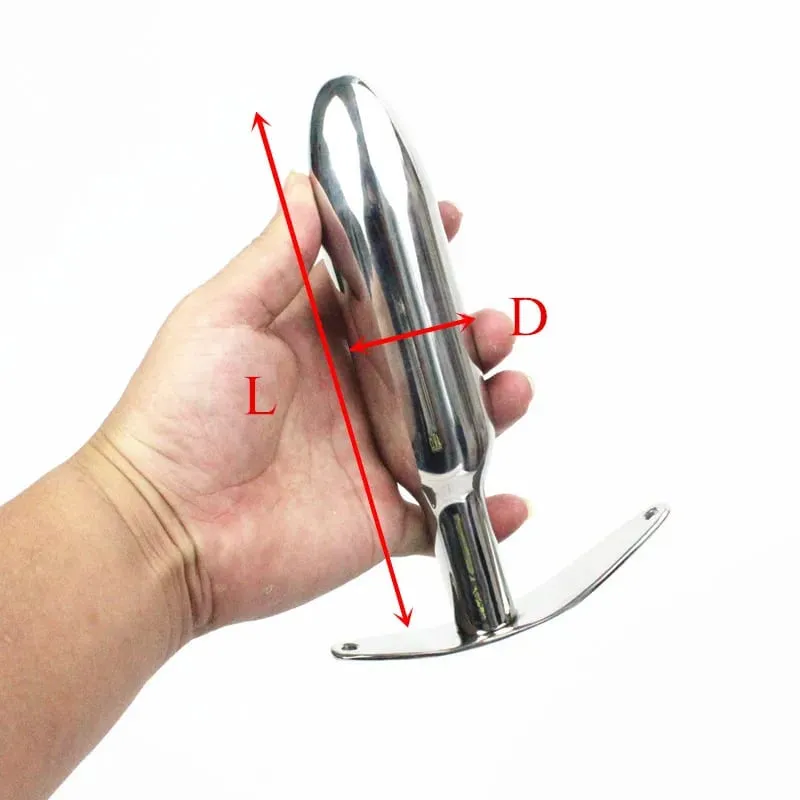 Bola anal 6 tamanhos de aço inoxidável sólido ânus dilatador bunda rolha adulto jogo butt plug anal brinquedos sexuais para masculino e feminino H8-1-38