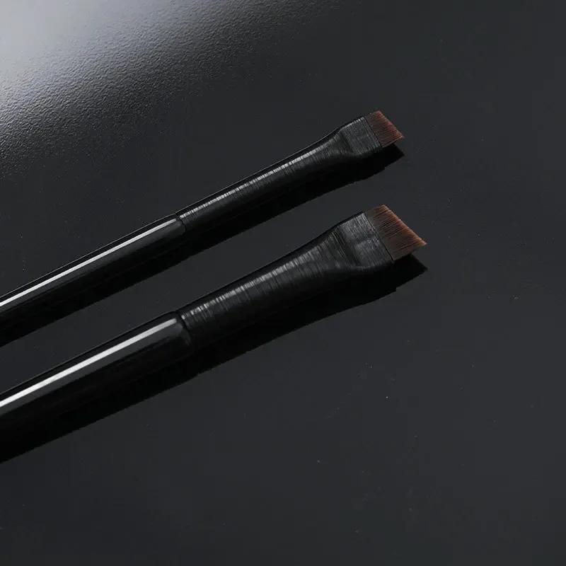 1pc Super Thin Angled liner Make up brush Eye brow Synthetic hair Makeup brushes Fine Eyebrow sharp cosmetic tools Professional