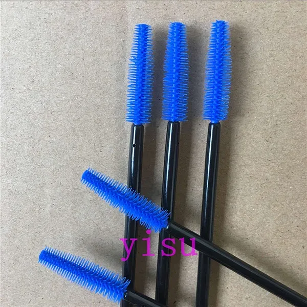 50 pçs silicone rímel varinhas aplicador pincéis de cílios descartáveis ​​pente beleza maquiagem escova para mulheres ferramentas de extensão de cílios
