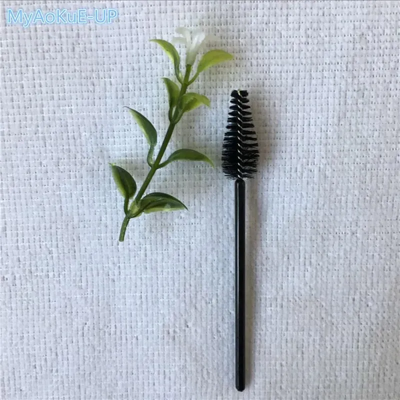 200 pçs atacado forma de gota de água material de náilon mistura cor cílios pincéis de maquiagem ferramentas de extensão de cílios pincéis de cílios