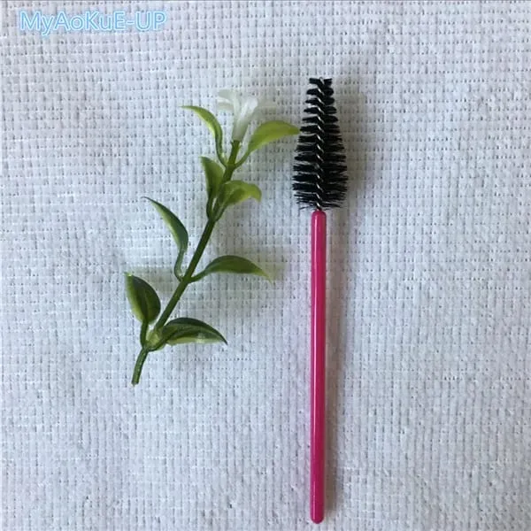 200 pçs atacado forma de gota de água material de náilon mistura cor cílios pincéis de maquiagem ferramentas de extensão de cílios pincéis de cílios