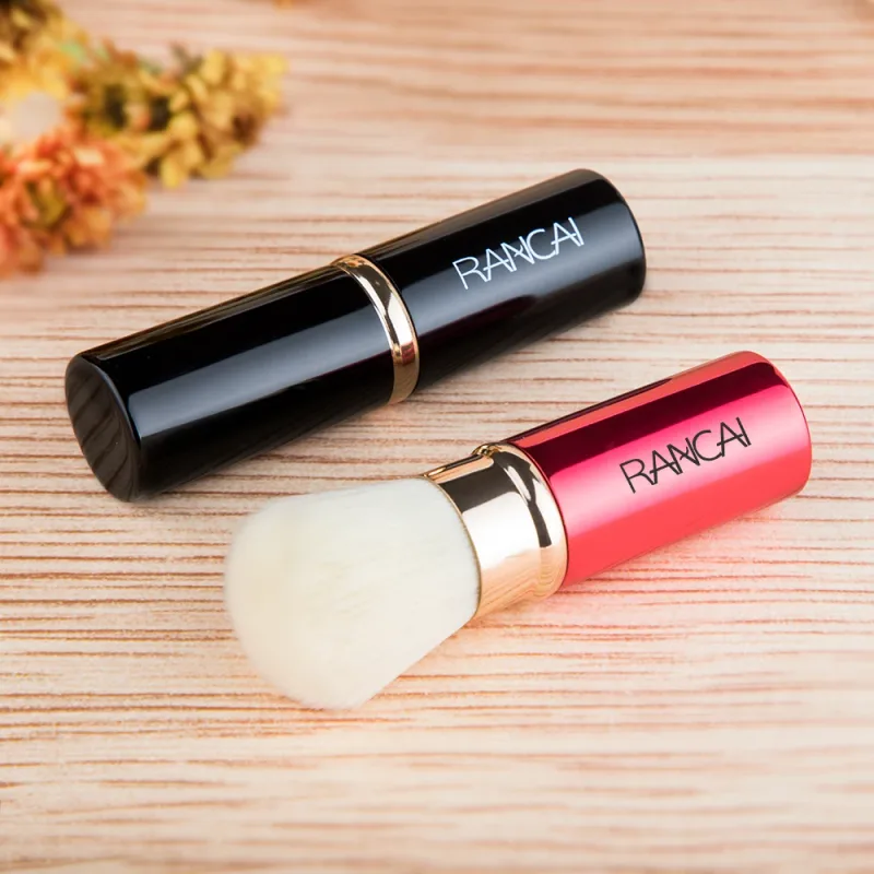 1 pçs pincéis de maquiagem retrátil pó fundação mistura blush rosto kabuki escova maquiagem compõem ferramentas cosméticas