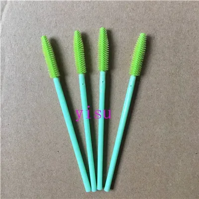 50 pçs silicone rímel varinhas aplicador pincéis de cílios descartáveis ​​pente beleza maquiagem escova para mulheres ferramentas de extensão de cílios