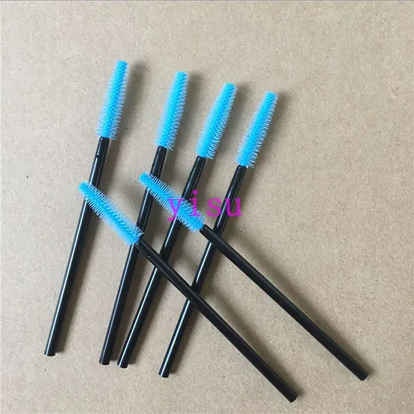 50 pçs silicone rímel varinhas aplicador pincéis de cílios descartáveis ​​pente beleza maquiagem escova para mulheres ferramentas de extensão de cílios