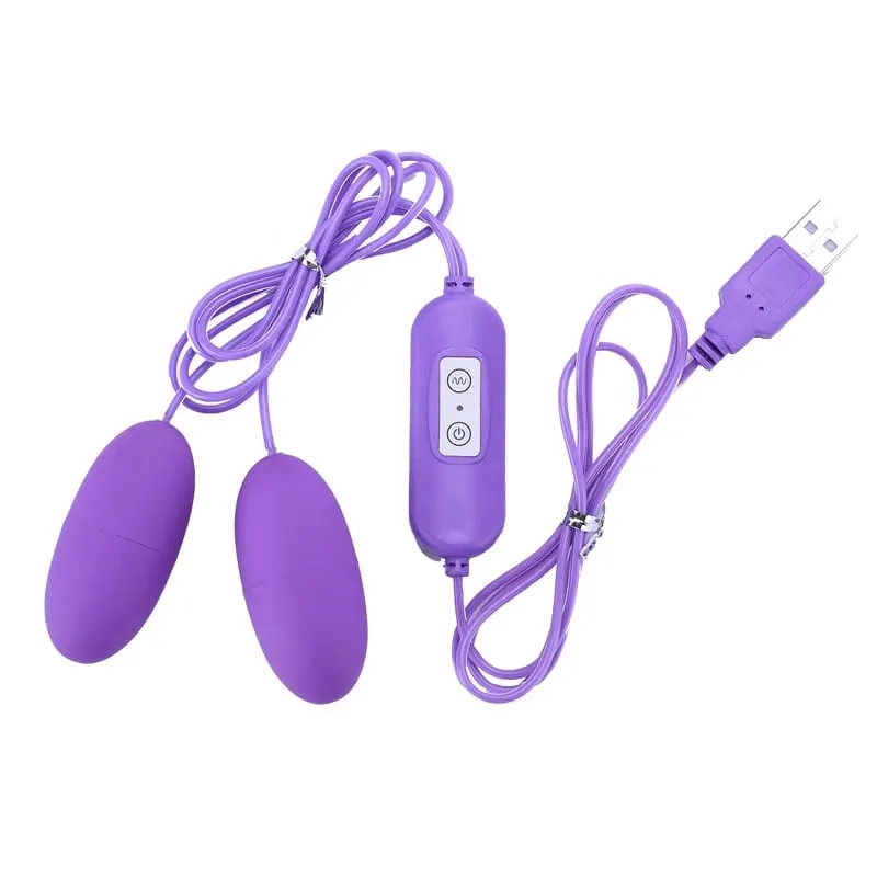 Vibrator 12 multi Speed Jump Egg Vibrating Clitoris Stimulator USB Adult Product Sex Toys For Women Female Masturbation