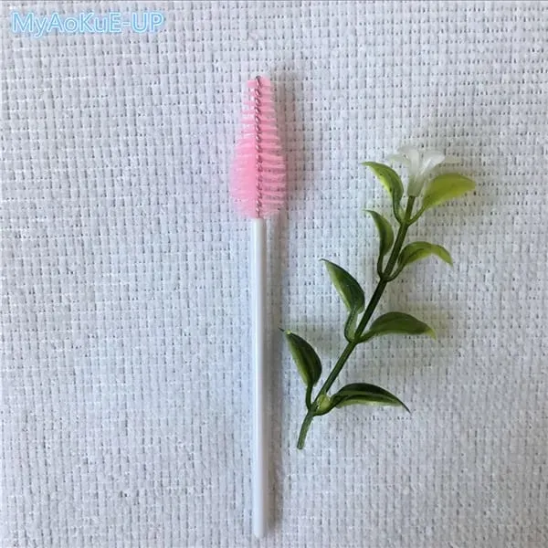 200 pçs atacado forma de gota de água material de náilon mistura cor cílios pincéis de maquiagem ferramentas de extensão de cílios pincéis de cílios