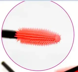 50 pçs/saco 4 estilos de alta qualidade plástico silicone macio pincéis de maquiagem pincéis de extensão de cílios ferramentas de maquiagem comprimento 105mm