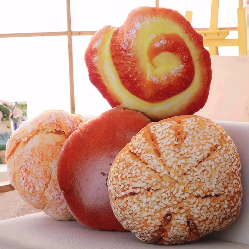 Travesseiro de pelúcia com creme de rosquinha, brinquedo de pelúcia, almofada macia, decoração de restaurante, presente de aniversário