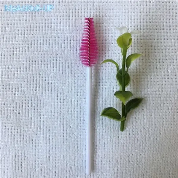 200 pçs atacado forma de gota de água material de náilon mistura cor cílios pincéis de maquiagem ferramentas de extensão de cílios pincéis de cílios
