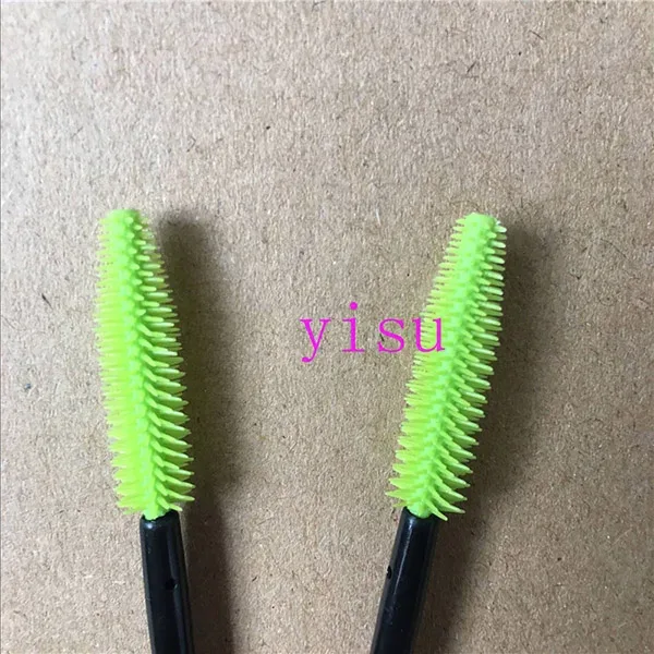 50 pçs silicone rímel varinhas aplicador pincéis de cílios descartáveis ​​pente beleza maquiagem escova para mulheres ferramentas de extensão de cílios