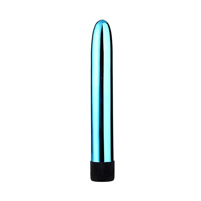 Vibrador clássico prateado sedutor 6 em gspot, masturbação, estimulação do clitóris, brinquedo sexual adulto para mulheres, plug anal vibratório