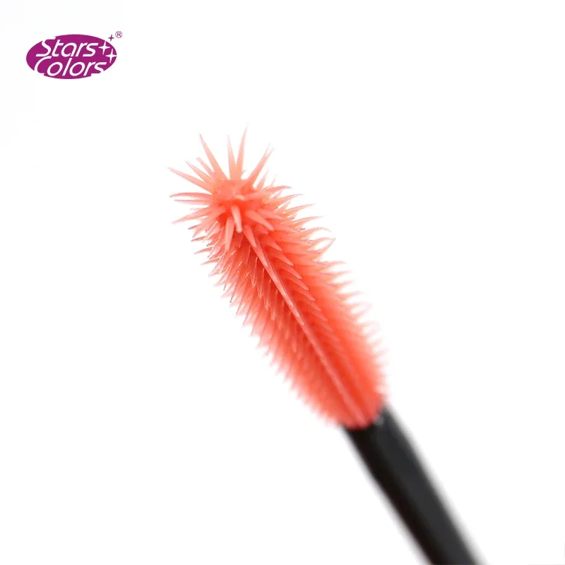 50 pçs/saco 4 estilos de alta qualidade plástico silicone macio pincéis de maquiagem pincéis de extensão de cílios ferramentas de maquiagem comprimento 105mm