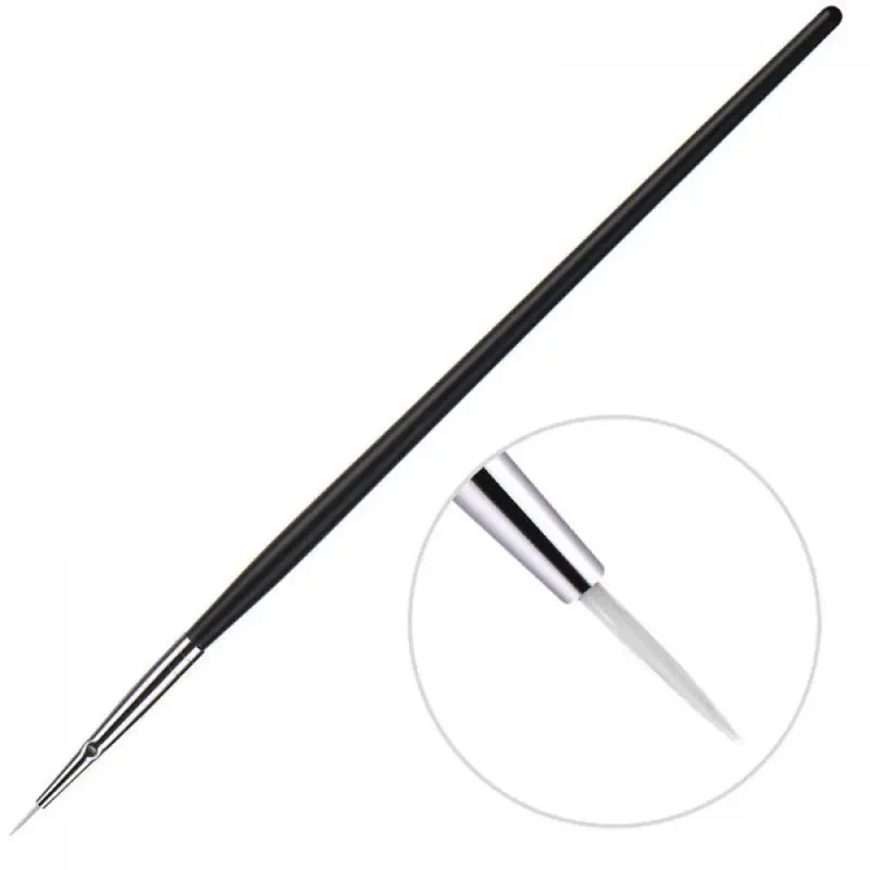 Pincel de maquiagem profissional, pincel cosmético para olhos, sombra, sobrancelha, delineador labial, pincel de delineador fashion para mulheres