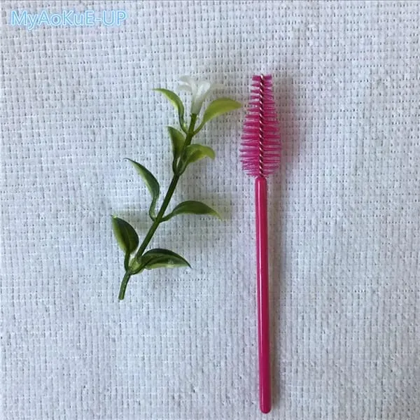 200 pçs atacado forma de gota de água material de náilon mistura cor cílios pincéis de maquiagem ferramentas de extensão de cílios pincéis de cílios
