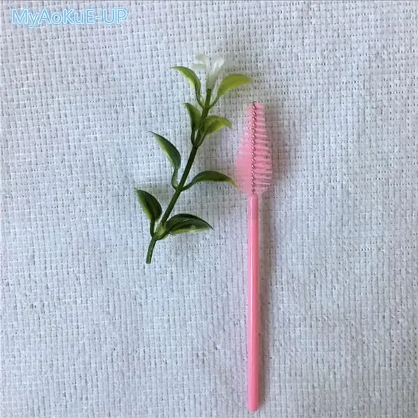 200 pçs atacado forma de gota de água material de náilon mistura cor cílios pincéis de maquiagem ferramentas de extensão de cílios pincéis de cílios