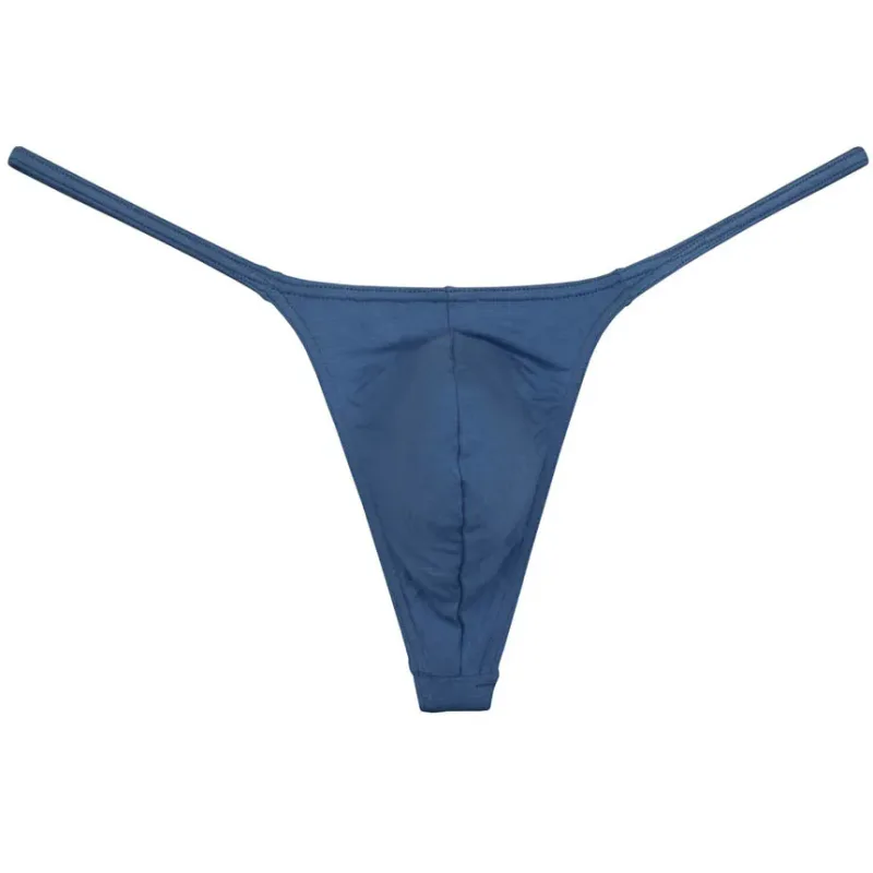 Homens Modal String Thong Cueca Masculina Cobertura Mínima Hipster T-back Jock Strap