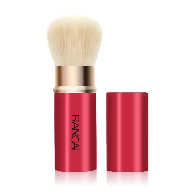 1 pçs pincéis de maquiagem retrátil pó fundação mistura blush rosto kabuki escova maquiagem compõem ferramentas cosméticas