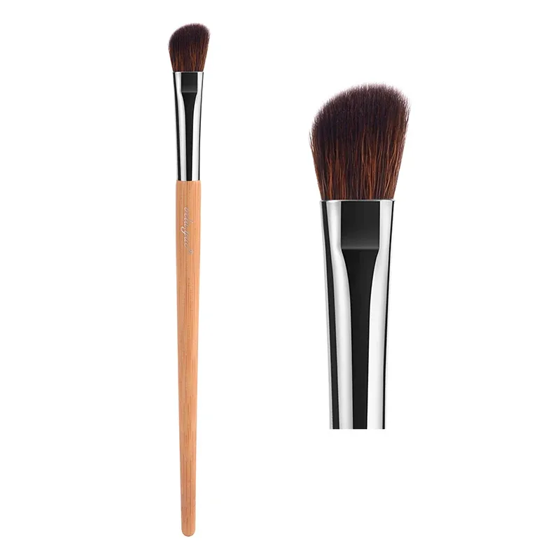 Pincéis de maquiagem profissional pó bronzer blush fundação vinco sombra sobrancelha forro contorno mistura compõem escova de beleza