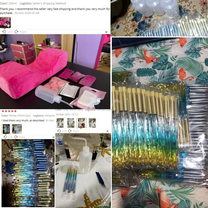 10/20pc escova de limpeza de cílios aplicadores de extensão de cílios shampoo limpador sobrancelha nariz escovas cuidados com a pele cosméticos ferramentas de maquiagem
