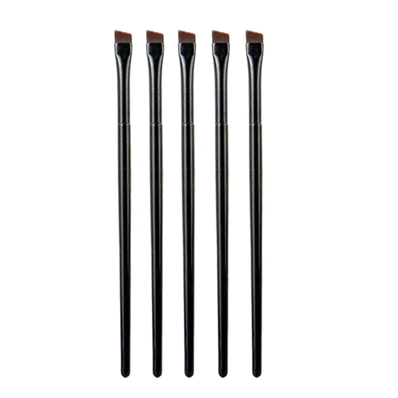 5/10 Pcs Brow Contour Makeup Brushes Eyebrow Eyeliner Brush Professional Super Thin Angled Liner Eye Brush Set Make Up Tools