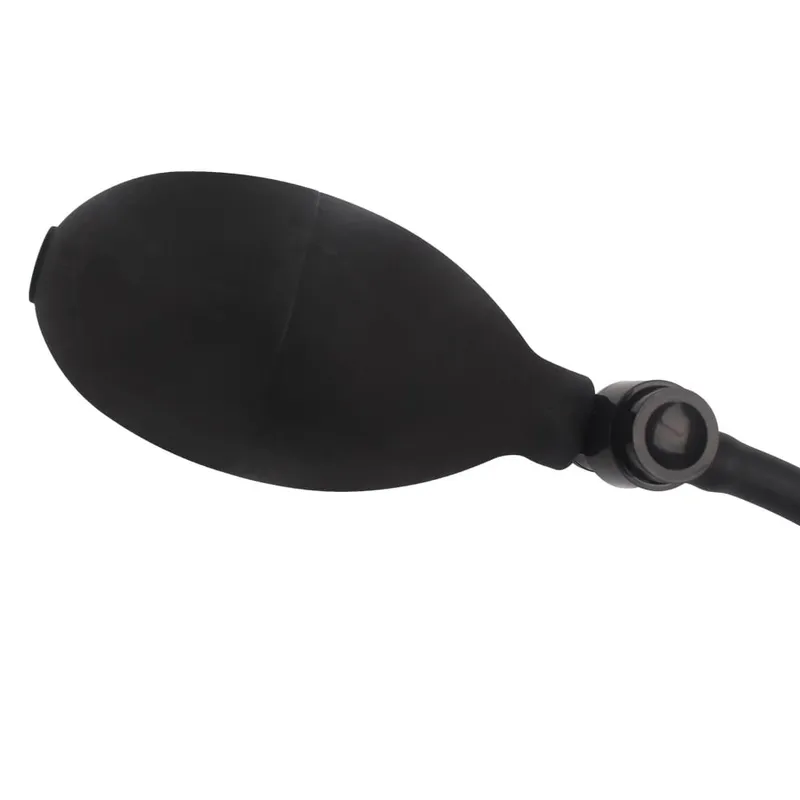 Dilatador anal silicone massageador expansível butt plug inflável anal plug brinquedos sexuais para mulheres homens