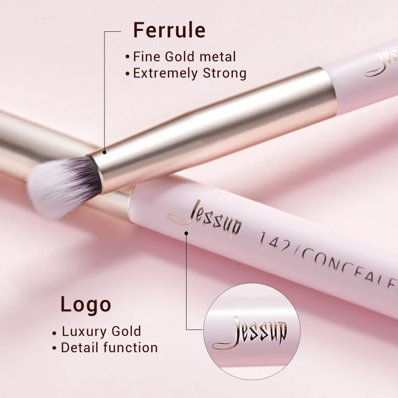 Jessup 15 pçs pincéis de maquiagem conjunto profissional kits de escova de maquiagem para os olhos sombra delineador sobrancelha mistura corretivo brochas t294