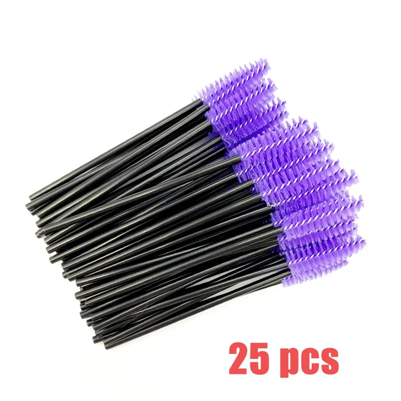 Escovas descartáveis para cílios, cabo de diamante de cristal, escova para cílios, varinhas para rímel, suprimentos para extensão de cílios, ferramentas de maquiagem — image 20