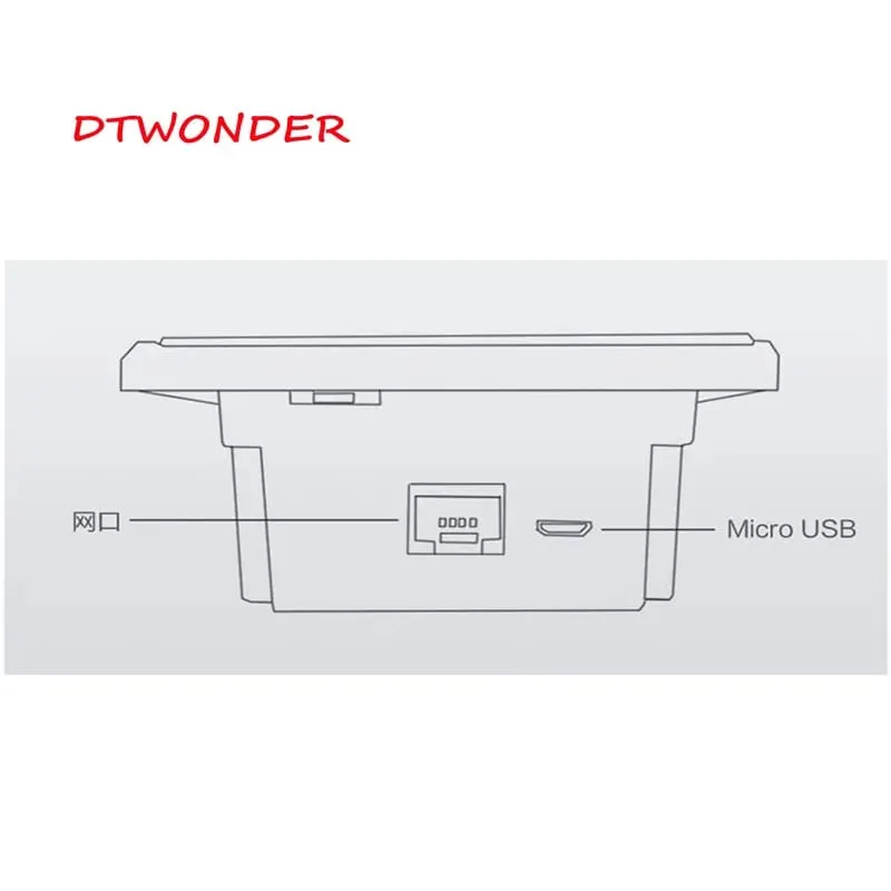 Leitor de código QR RFID USB TCP Wiegand Scanner para controle de acesso e sistema de estacionamento DT008