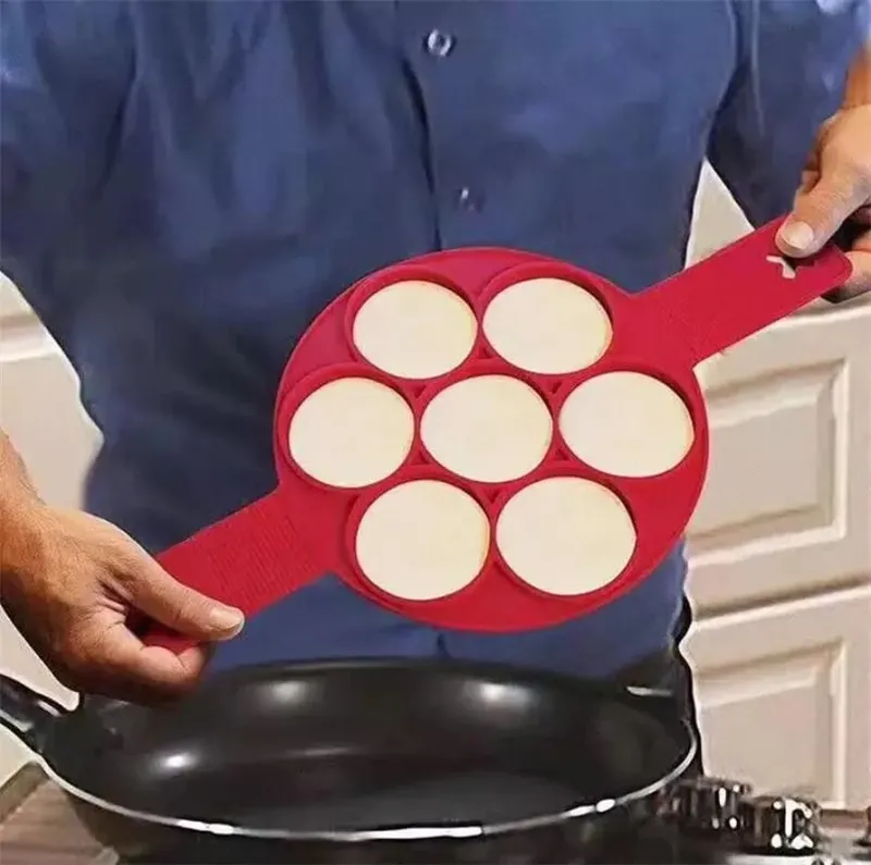Panqueca ovo anel fabricante antiaderente ferramenta de cozinha coração redondo panqueca fabricante ovo panela flip ovos molde cozinha acessórios de cozimento