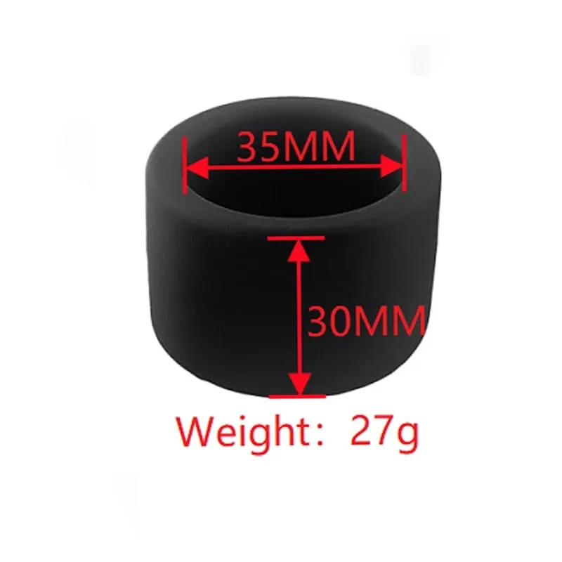 Masculino silicone pênis bloqueio galo anel bondage ereção atraso ejaculação reutilizável ampliação bola maca bdsm brinquedo sexual para homem