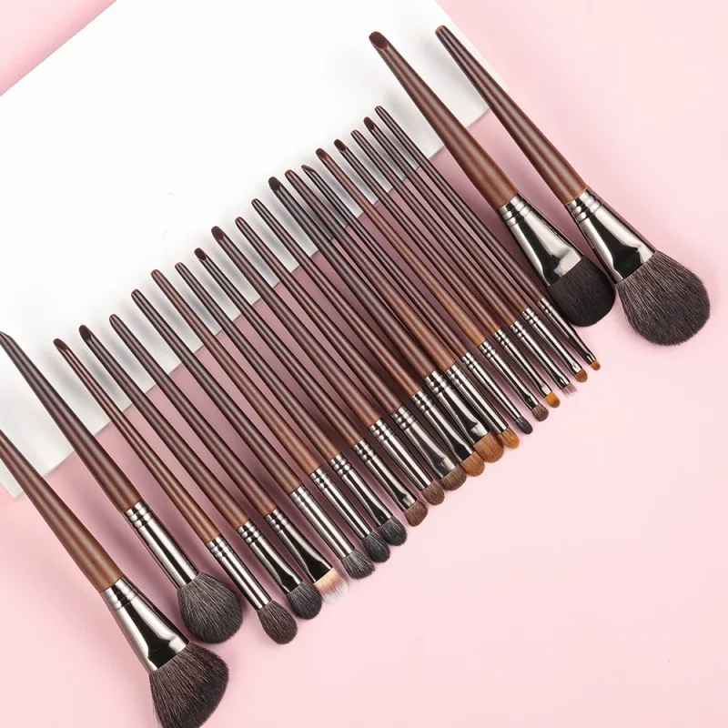 Ovw conjunto de pincéis de maquiagem, ferramentas profissionais, pó de cabra, blush, sombra, base de mistura, cosméticos para maquiagem
