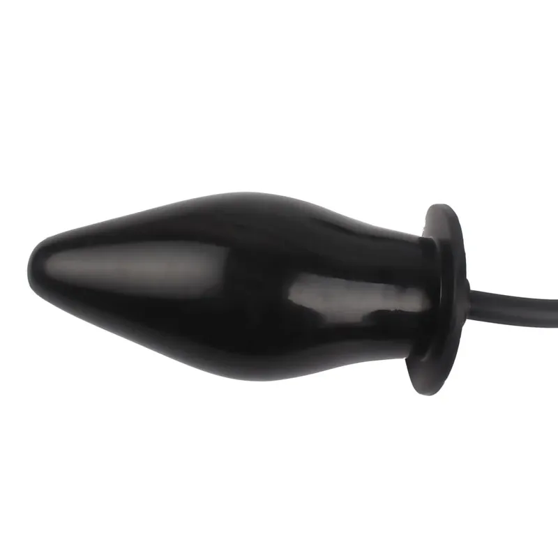 Dilatador anal silicone massageador expansível butt plug inflável anal plug brinquedos sexuais para mulheres homens