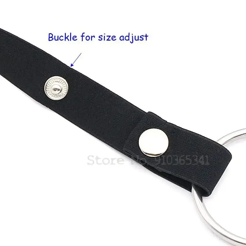 Cinto fixo para gaiola de pau, tamanho ajustável, dispositivo de castidade masculino, amarrado, gaiola de pênis, cinto com anel, sem gaiola de castidade, brinquedos sexuais
