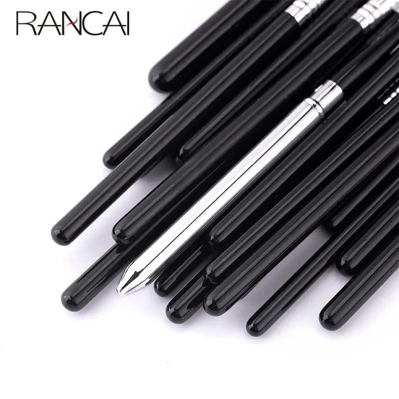 19pcs Full Eyeshadow Brushes Set Eye Brush Foundation Contour Concealer Cosmetic Makeup Brush With Bag