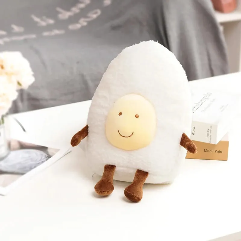 Cute Cloud Plush Pillow Stuffed Soft Creative Family Bread Poached Egg Chestnut Hermit Crab Toy Car Pillow Home Decor Kids Toys