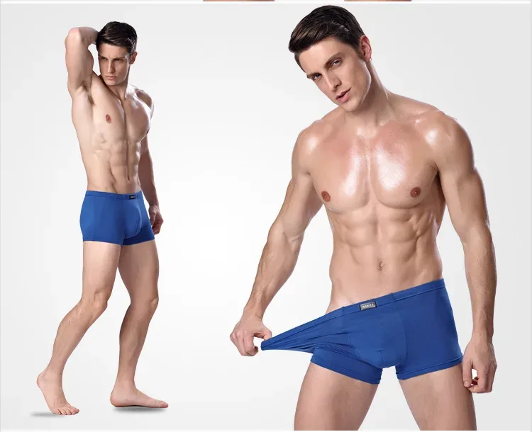 5 pçs de alta qualidade roupa interior masculina boxer shorts sexy sólido cuecas boxer boxer para homens calcinha masculina algodão plus size